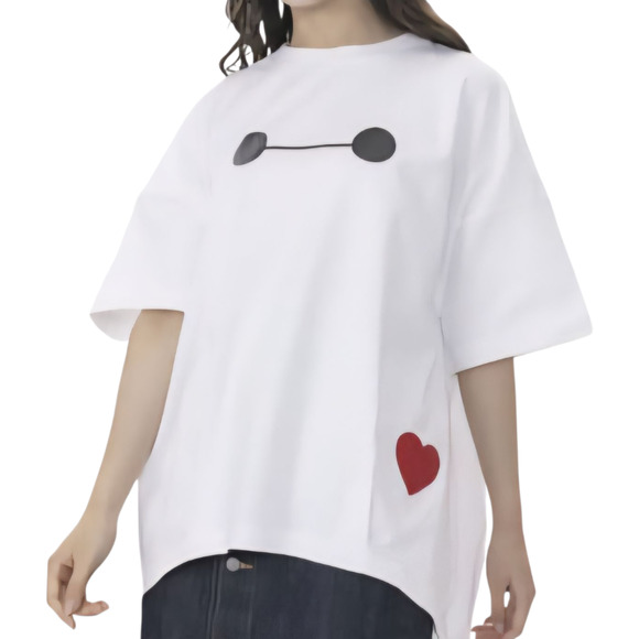 Disney Tokyo Resort‎ Big Hero 6 Baymax T Shirt Bog Silhouette M/L NWT - Picture 1 of 9
